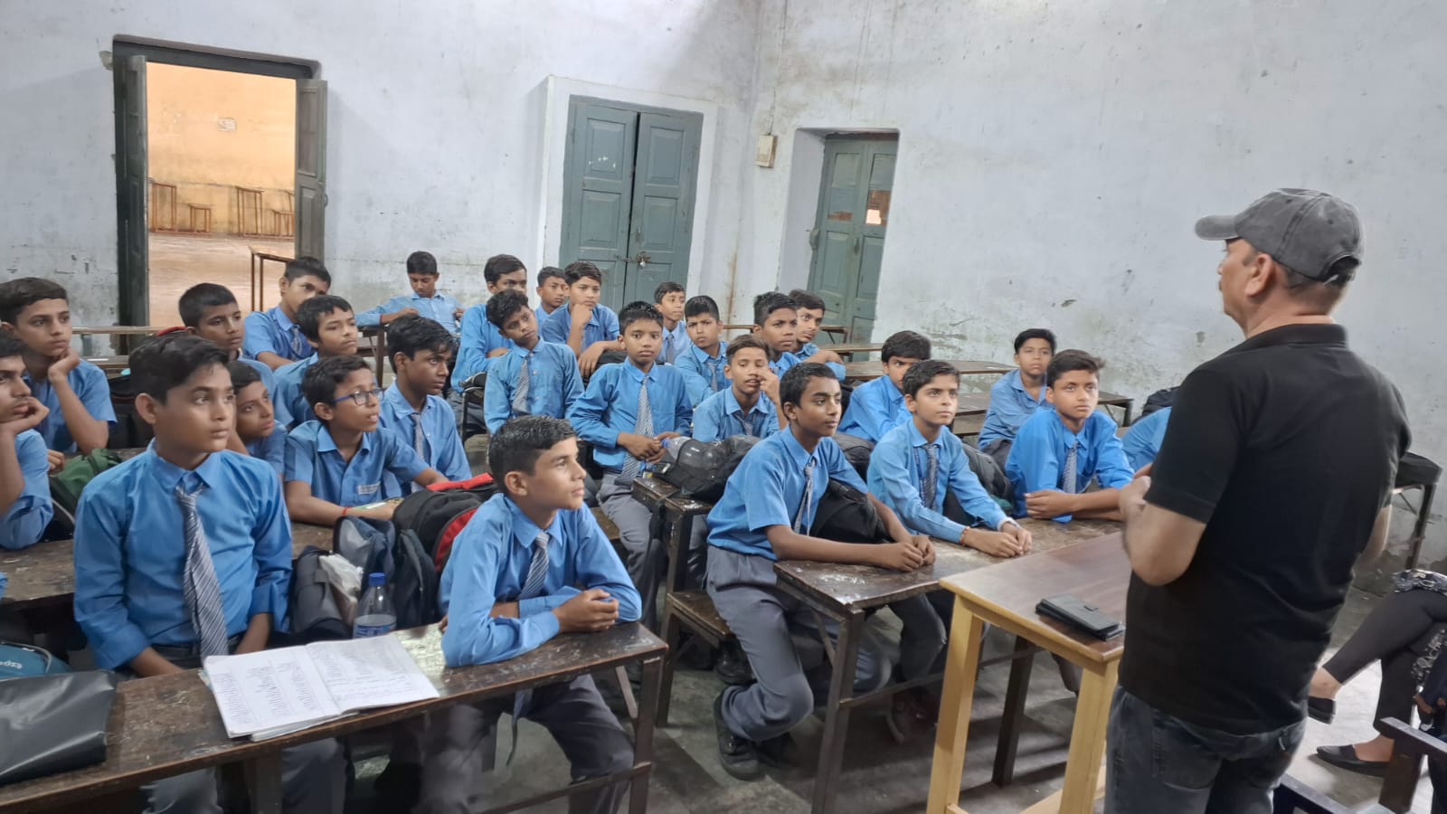 MEETING FOR ENVIRONMENT WITH STUDENT ECO COUNCIL OF SARDAR PATEL MUNCIPAL INTER COLLEGE